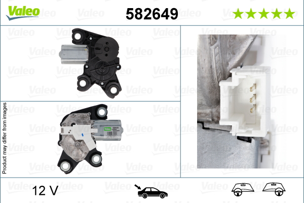 Motor stergator 582649 VALEO